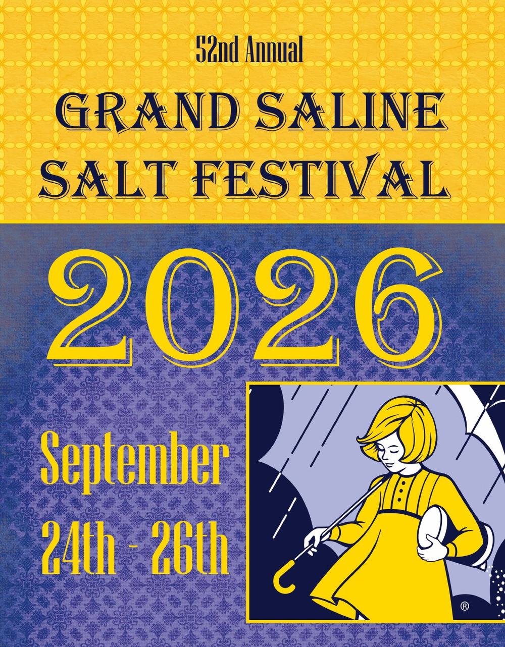 Cover of the 52nd Annual Grand Saline Salt Festival 2026 magazine